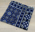 Blue White Saraiki Ajrak